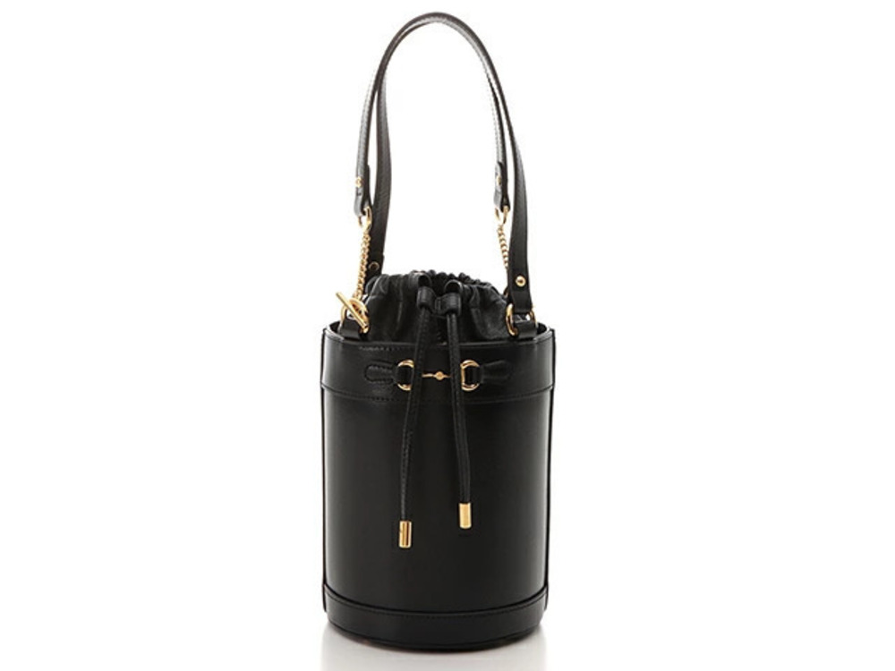 Gucci Horsebit Bucket Bag Black Calfskin